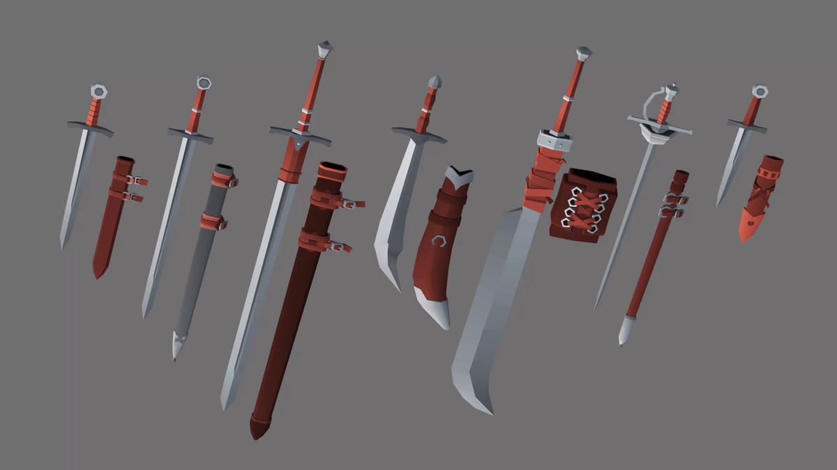 Low-Poly Medieval Fantasy - Advanced Weapons