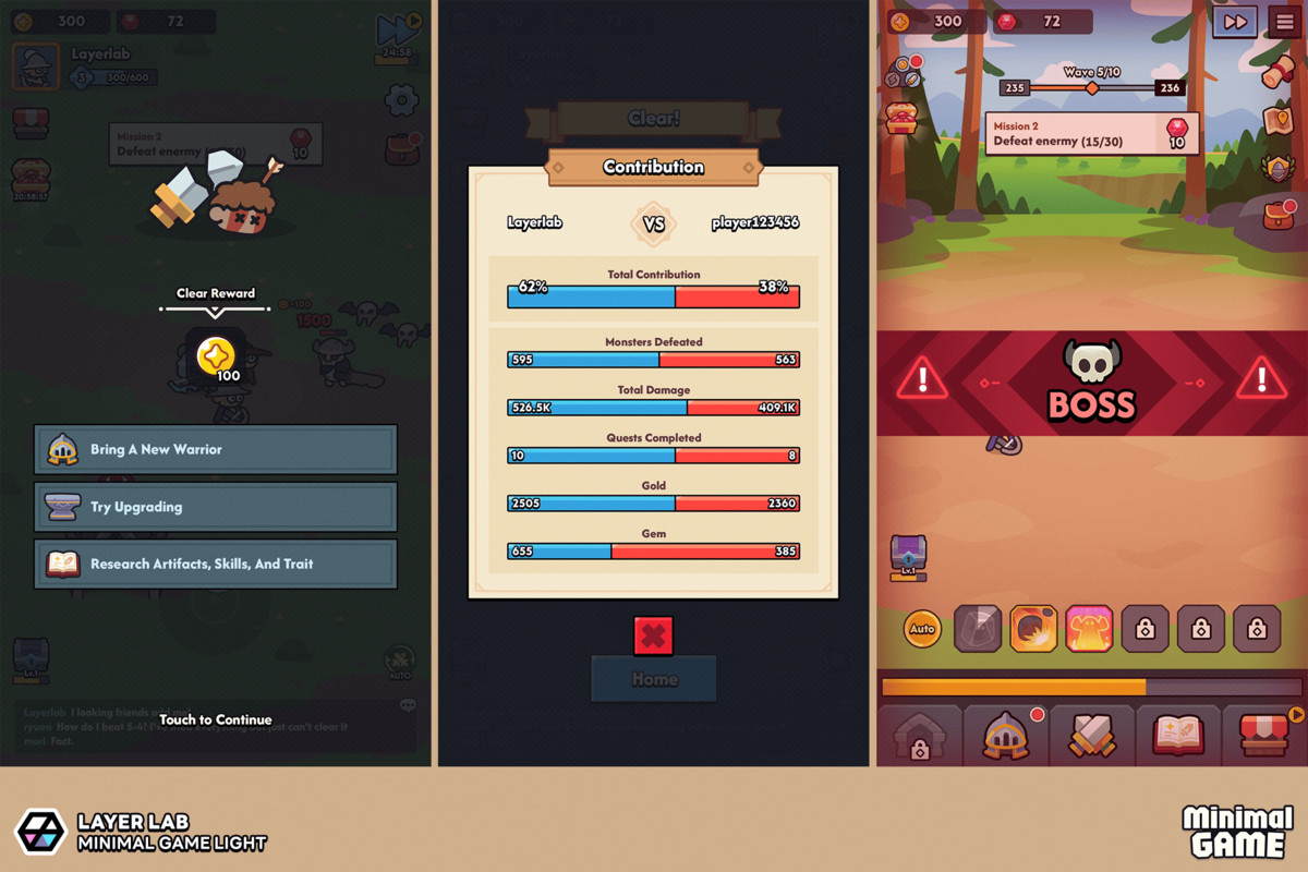 GUI Pro - Minimal Game Light(+PSD)