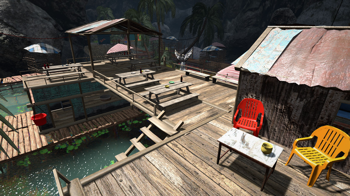 South Pacific Island - Map