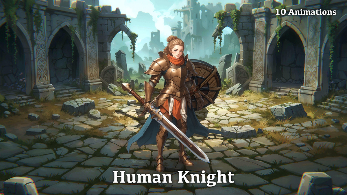 Human Faction - Animated 2D Character Pack (Spine 2d)