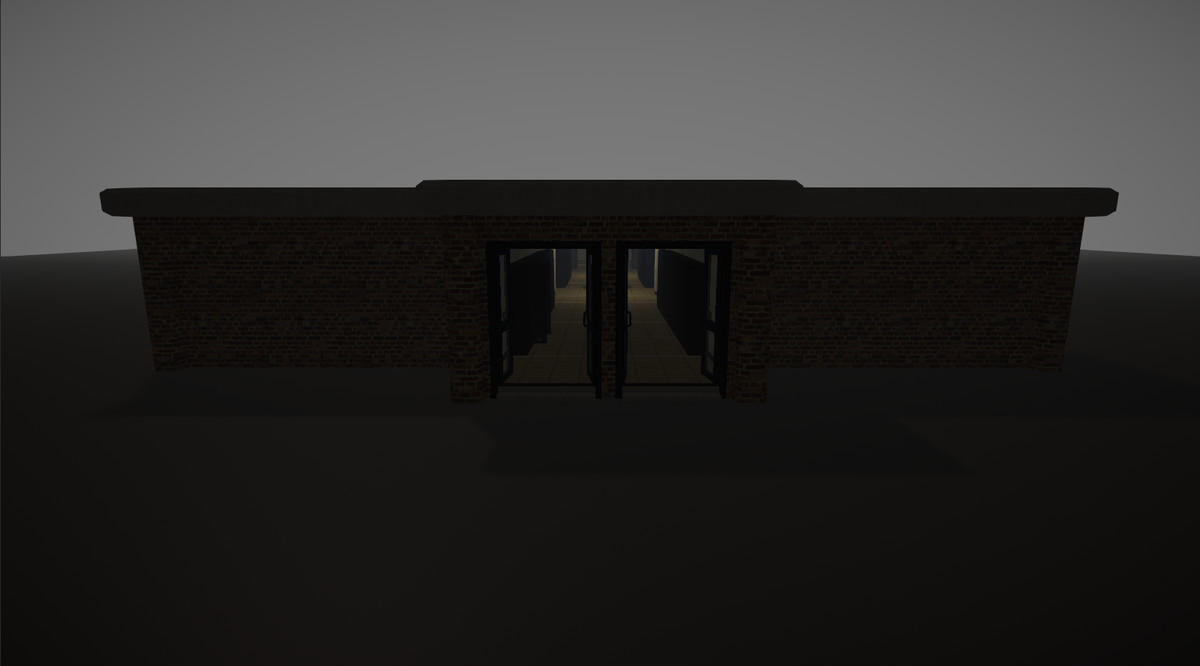 Modular Abandoned School Pack + Animated Monster Character