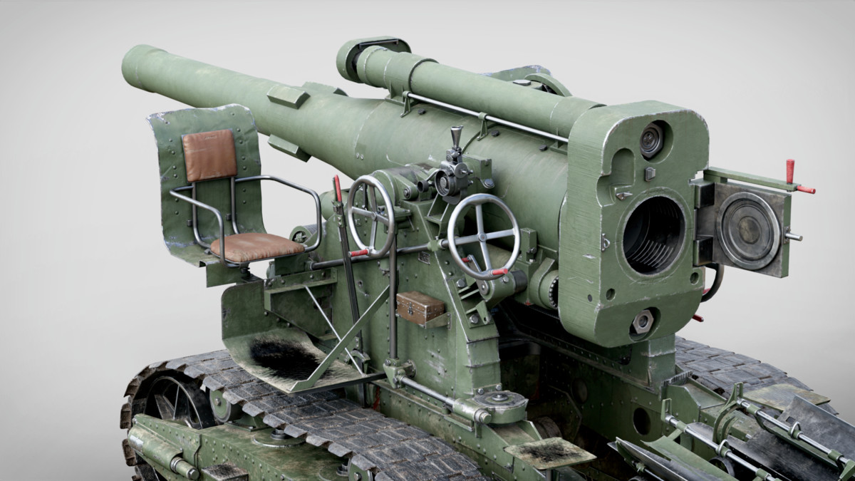 Rigged B-4 Howitzer WW2