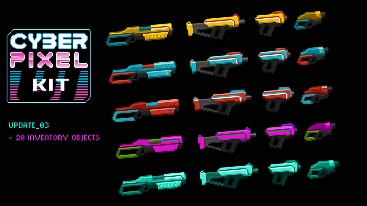 Cyber Pixel: UI/GUI Kit