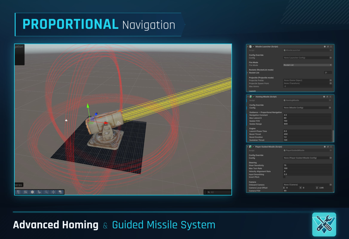 Advanced Homing & Guided Missile System