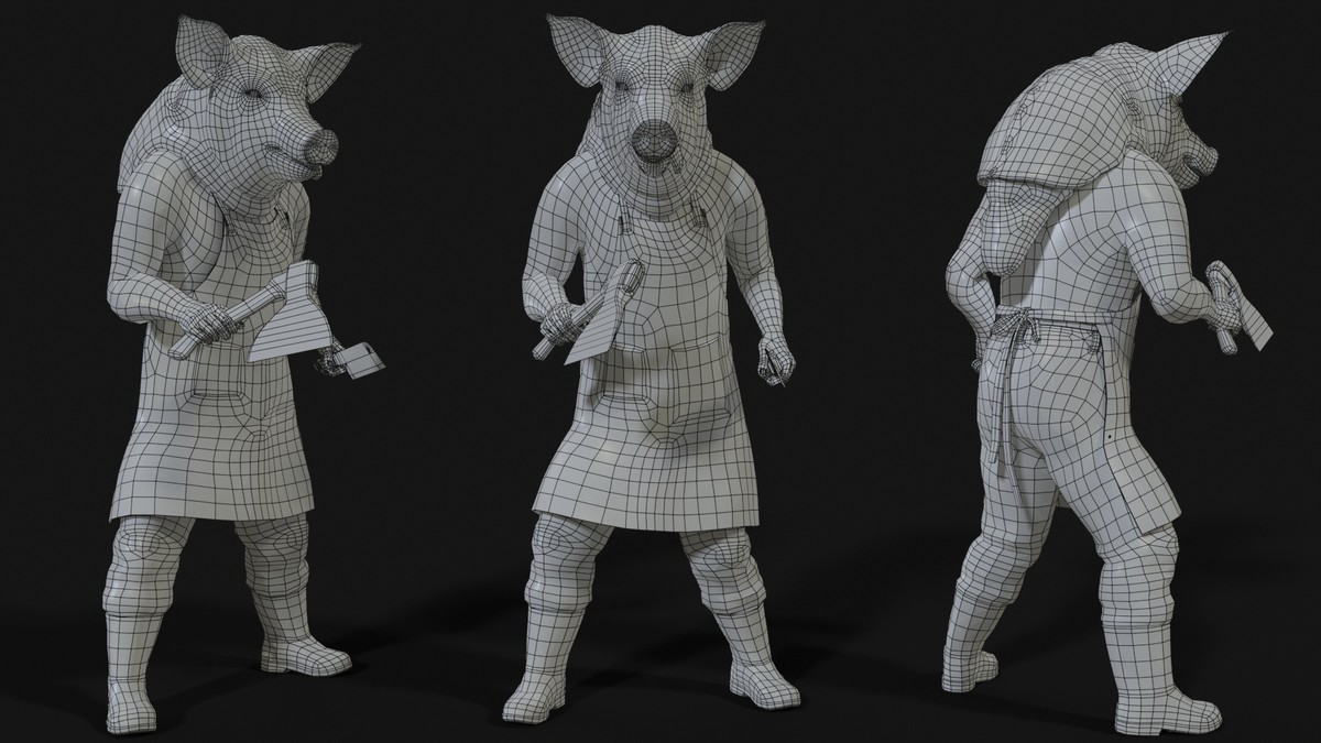 Pig-headed butcher
