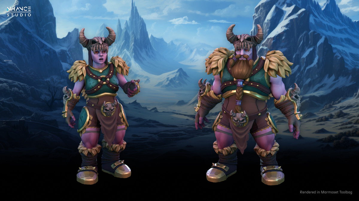 Stylized Nordic Warrior Outfit