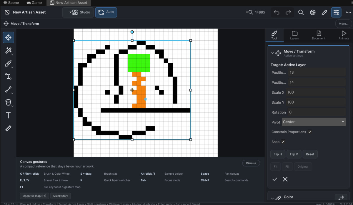 Artisan Studio — 2D Art & Sprite Editor