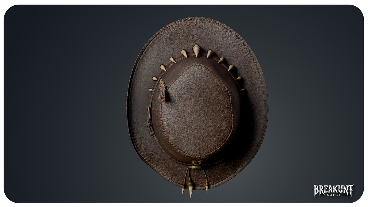 Hunter Hat - Game Ready Optimized (Survival, Headwear, Clothing, Bones)