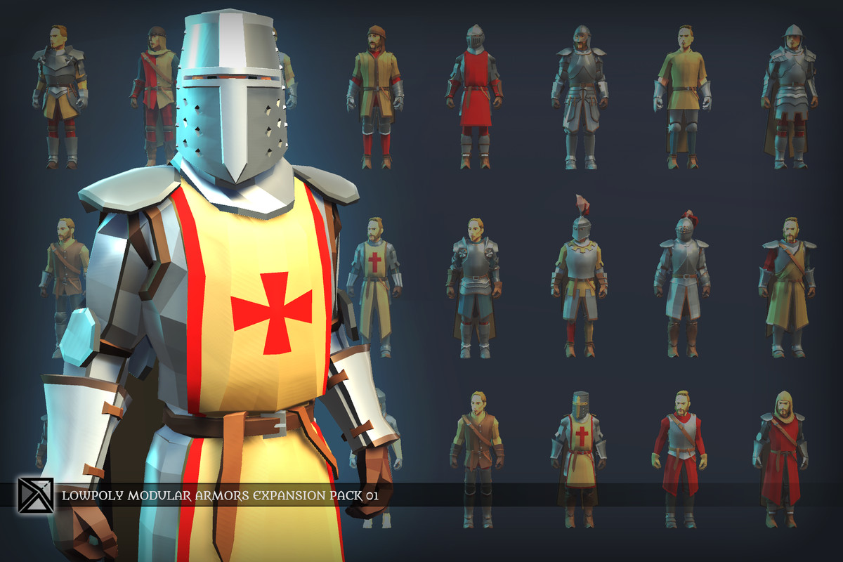 Low Poly Complete Bundle -LOWPOLY MEDIEVAL FANTASY SERIES