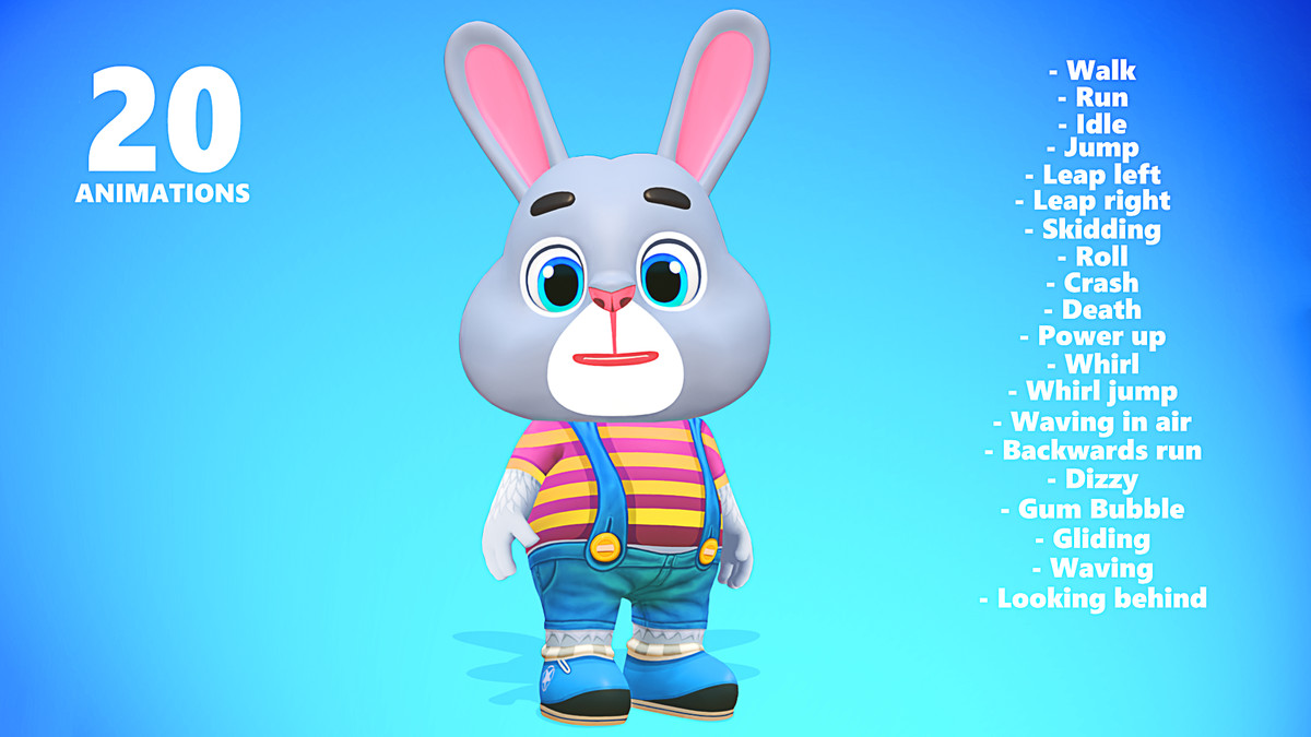 Rabbit Bunny Hare Animated
