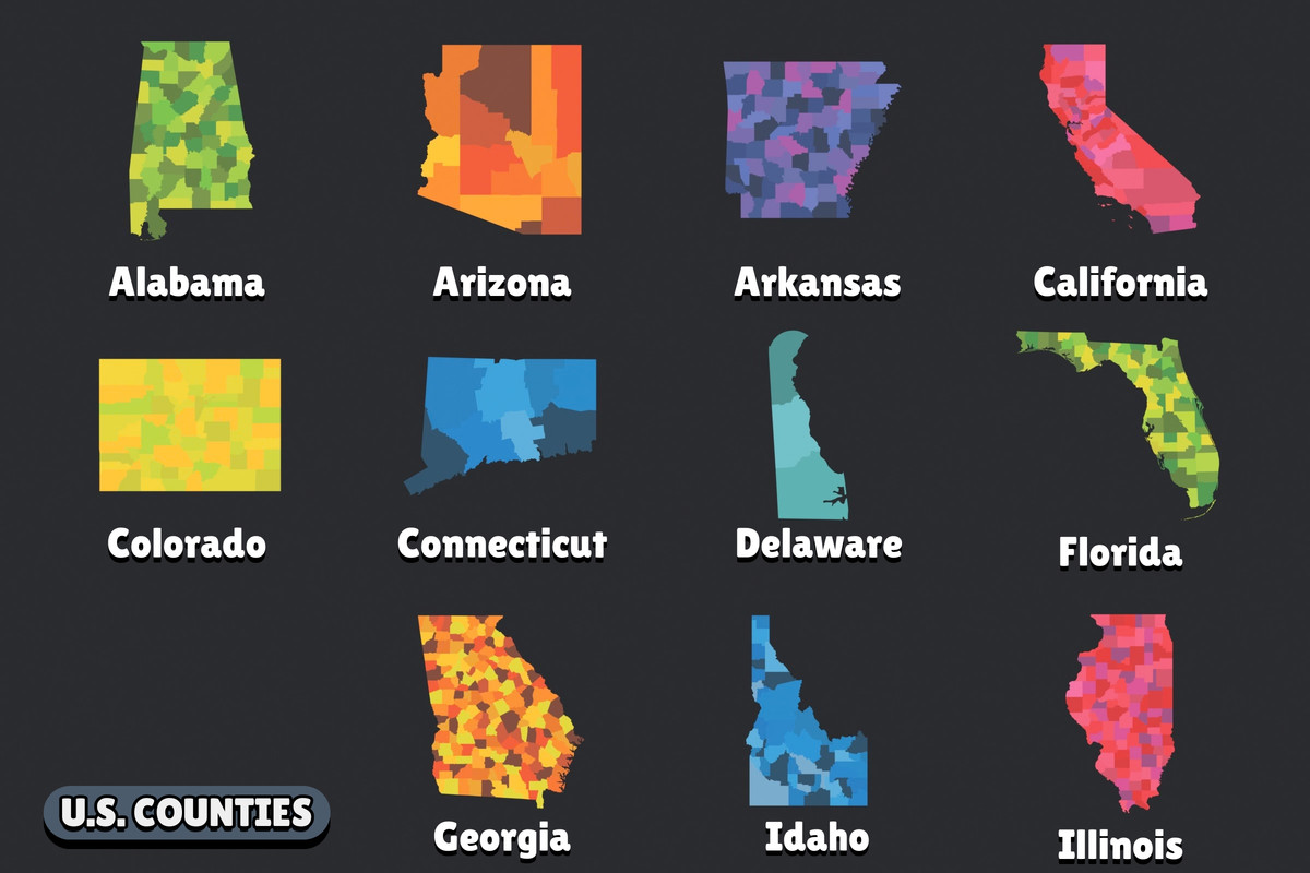 Toon Style World Map Pack