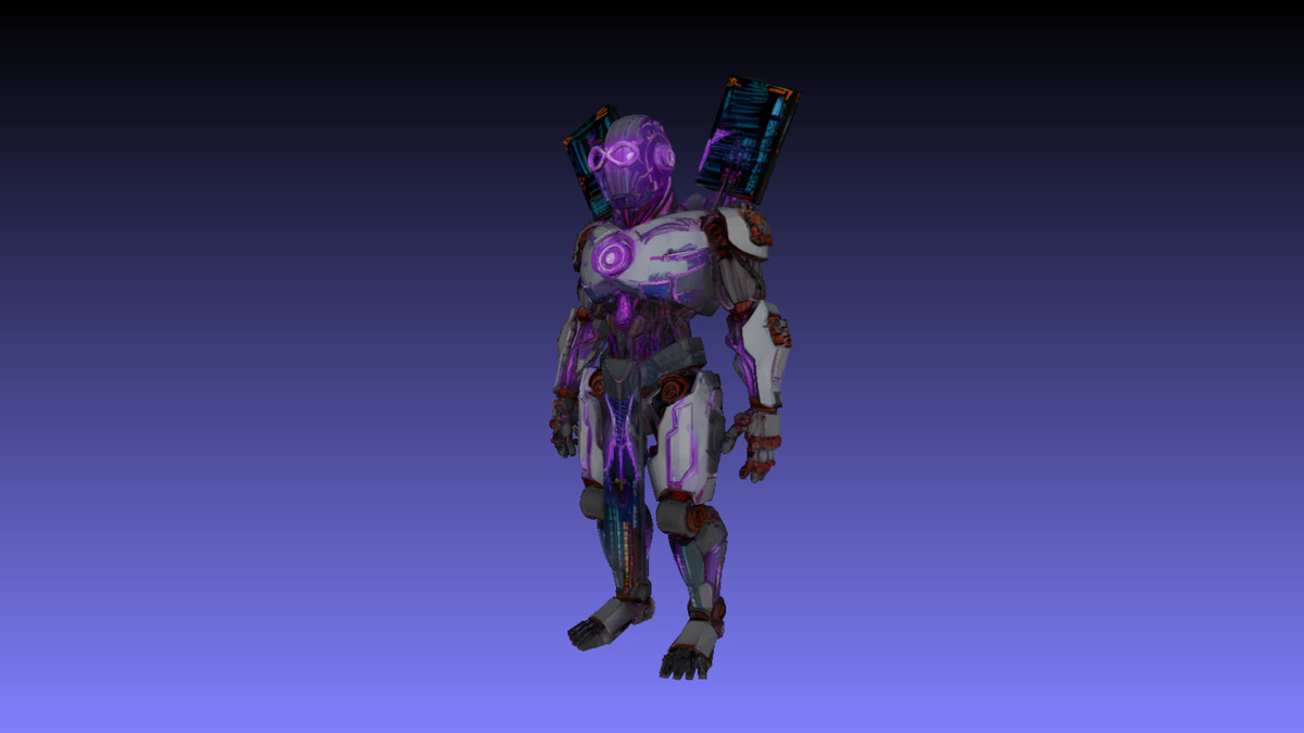 Syntherion Rigged Robot Character
