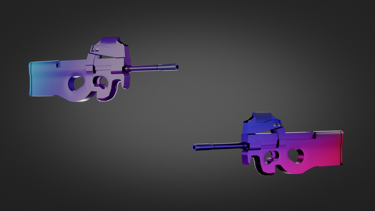 Weapon Gradient Skins Pack — 368 Variations