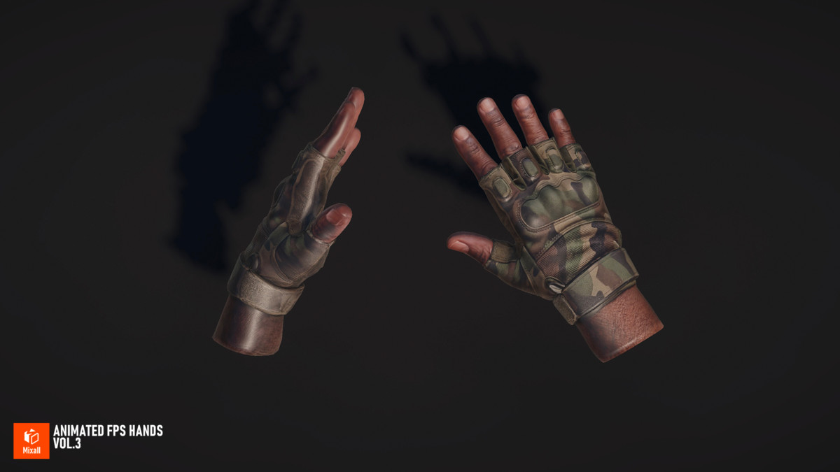 Animated FPS Hands Vol.3