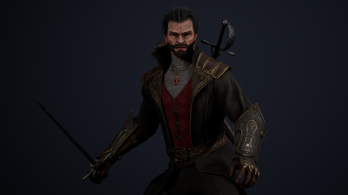 Vampire Monster Character – Dark Fantasy Hunter | Horror Enemy