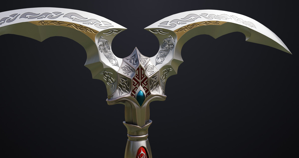 Battle Axe 05 URP HDRP Textures