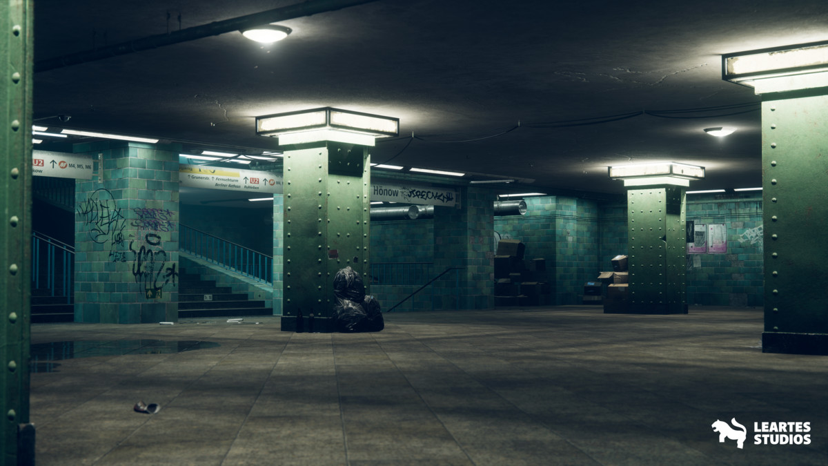 Abandoned Subway Station in Berlin