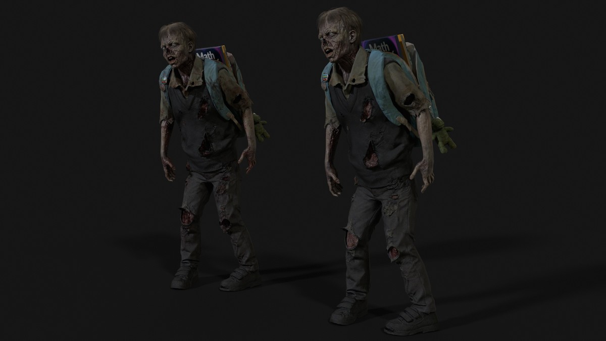 Gradeschooler Boy — American School Zombie Collection