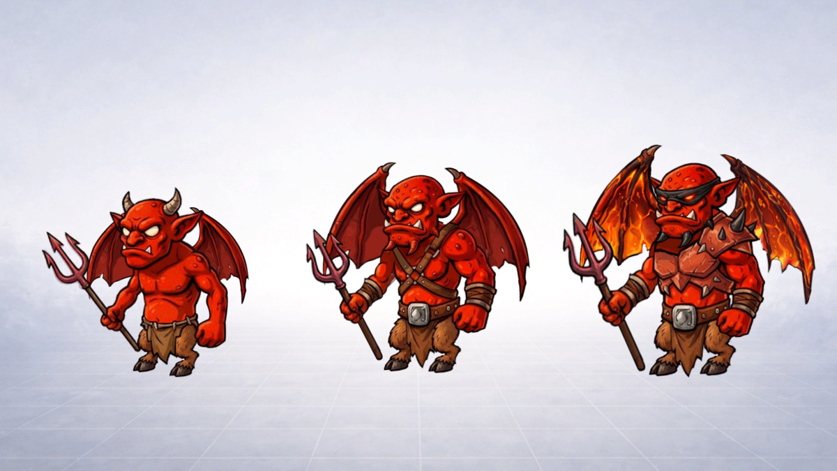 30 Stylized 2D Fantasy Monsters – Animated Characters Pack