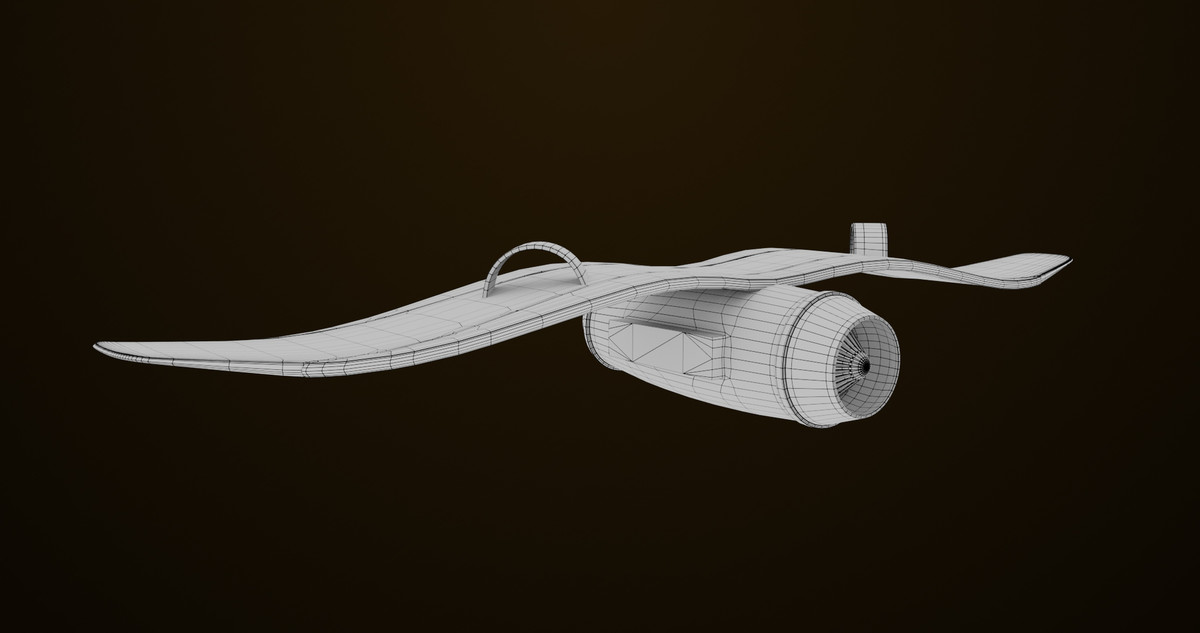 Sci Fi Hoverboard 6 URP HDRP Textures