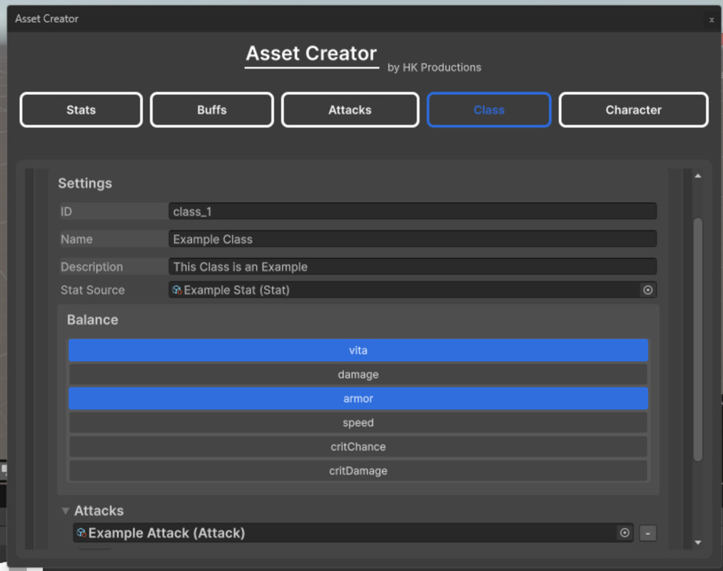 Asset Creator