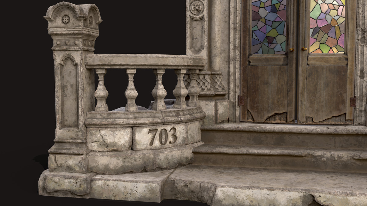 Old Abandoned Door Portal