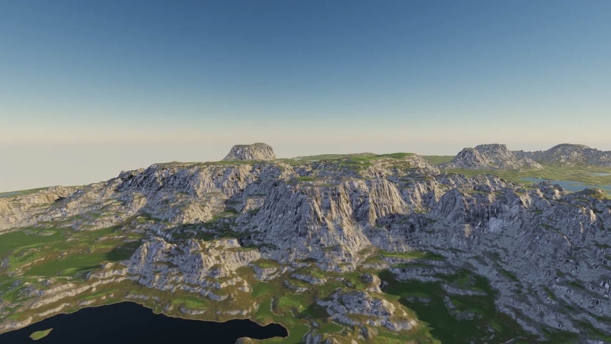 Procedural Terraces & Lava 8K - 36 Terrains