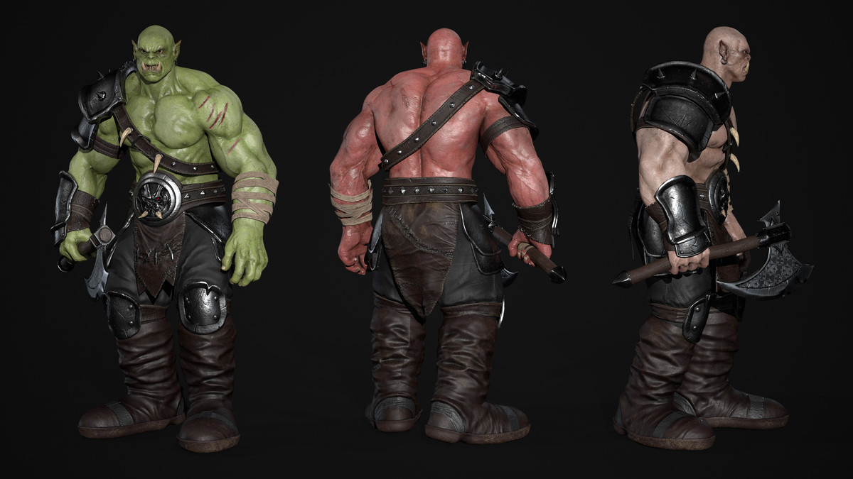Realistic Orc Character