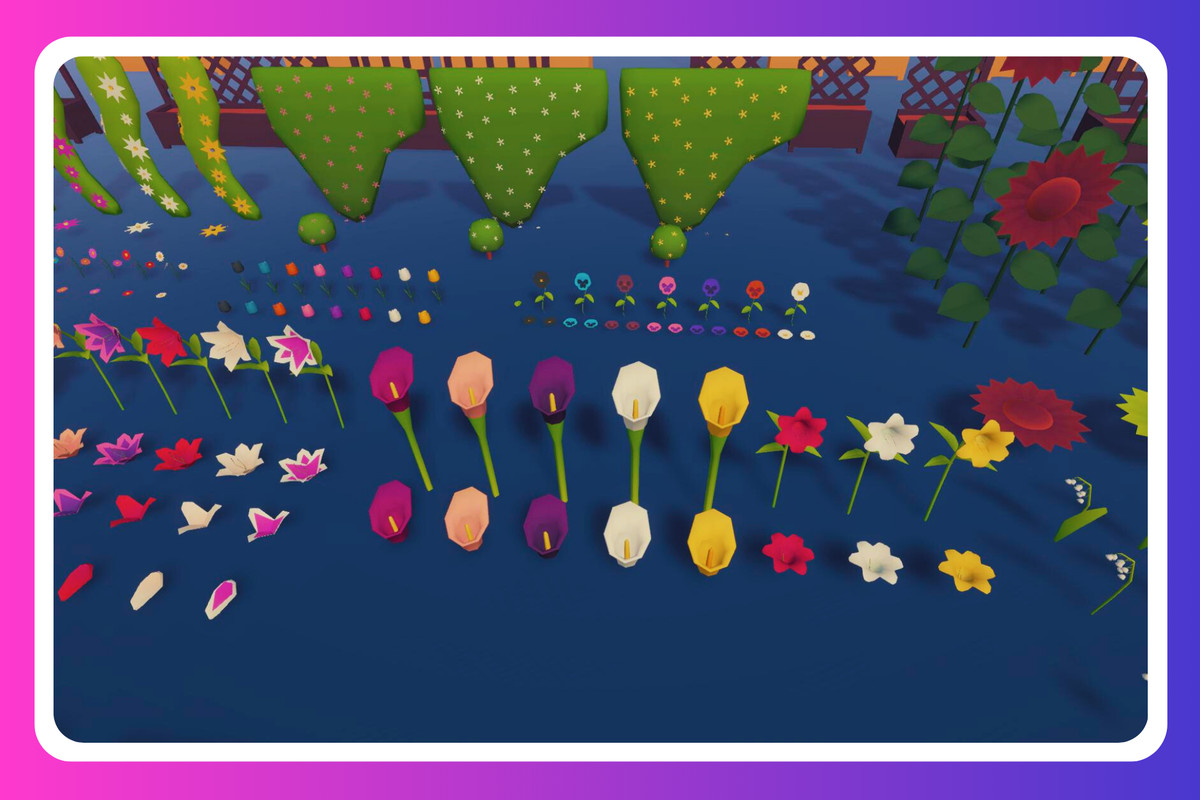 Flowers Pack - Low Poly Assets