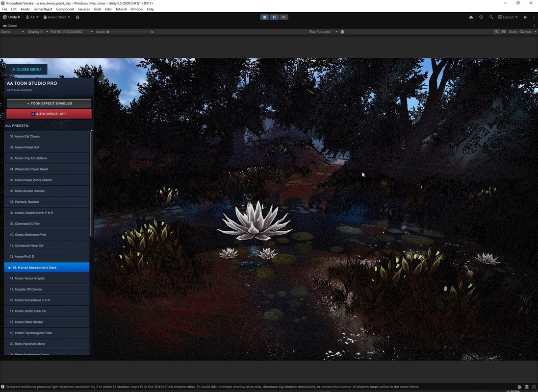 AA Toon Studio Pro — Stylized Post Processing & Toon Shader System