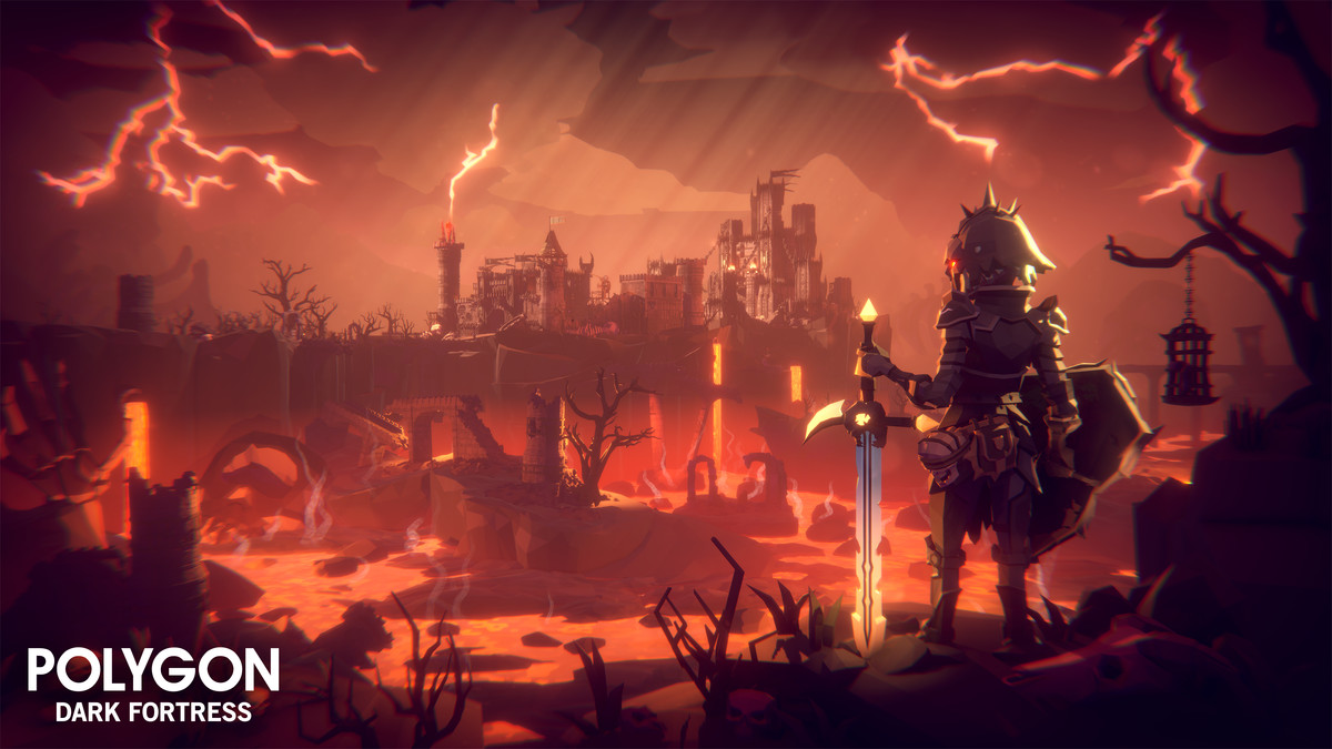 POLYGON - Dark Fortress - Low Poly 3D Art by Synty