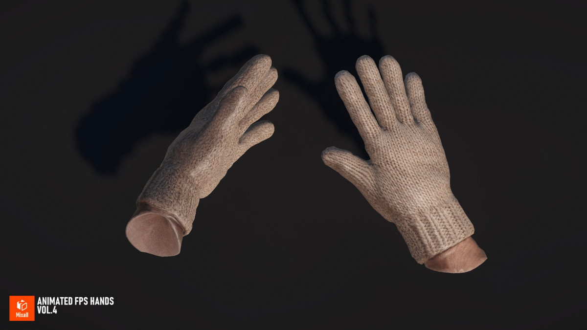 Animated FPS Hands Vol.4