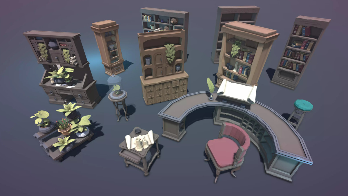 STYLIZED Low Poly Fantasy Bundle Vol. 2