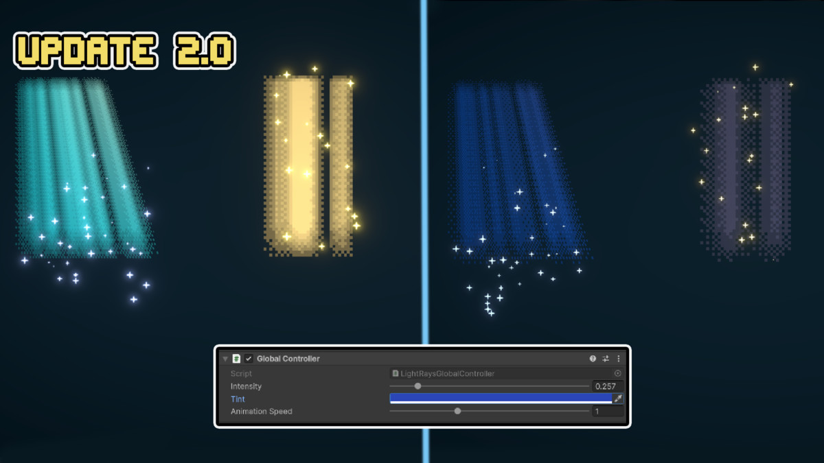 Modern 2D LightRays 2