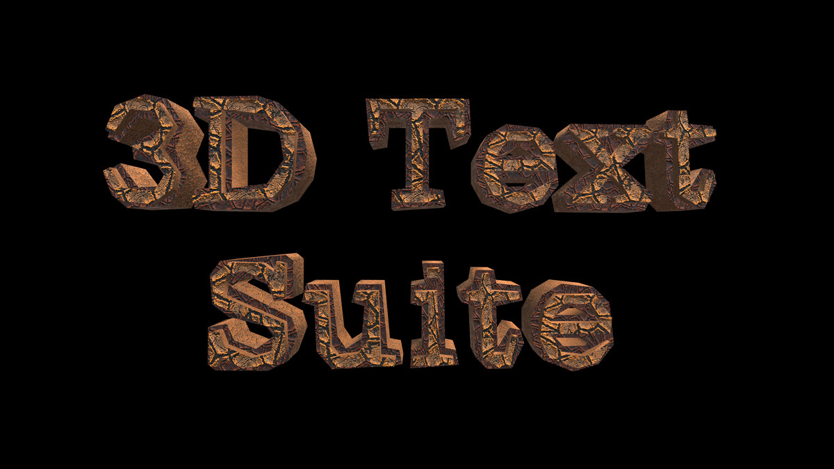 3D Text Suite - 3D Text Animator & Font Creator