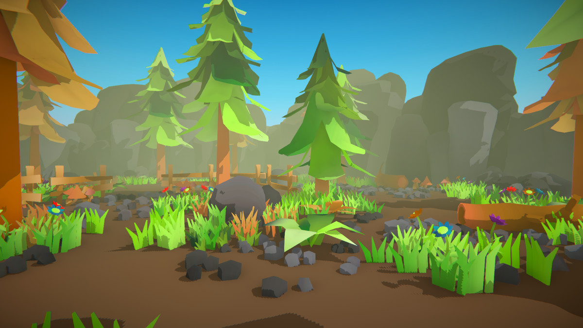 Polygonal Woodlands Nature Asset Package