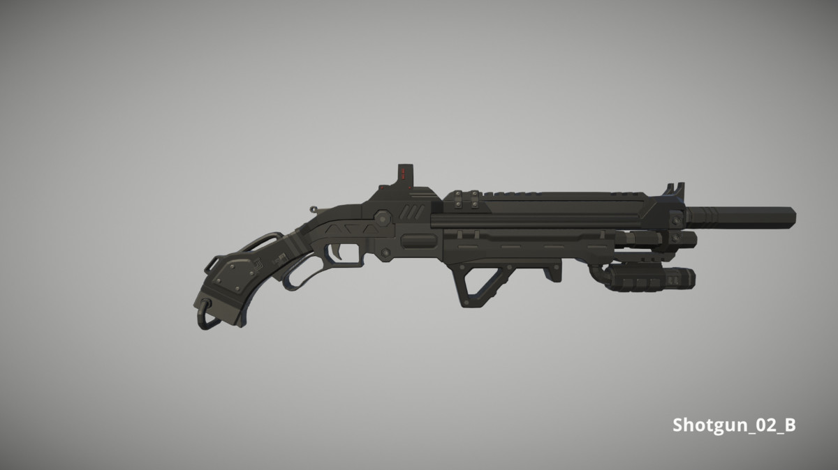 Cyberpunk Armory - Low Poly