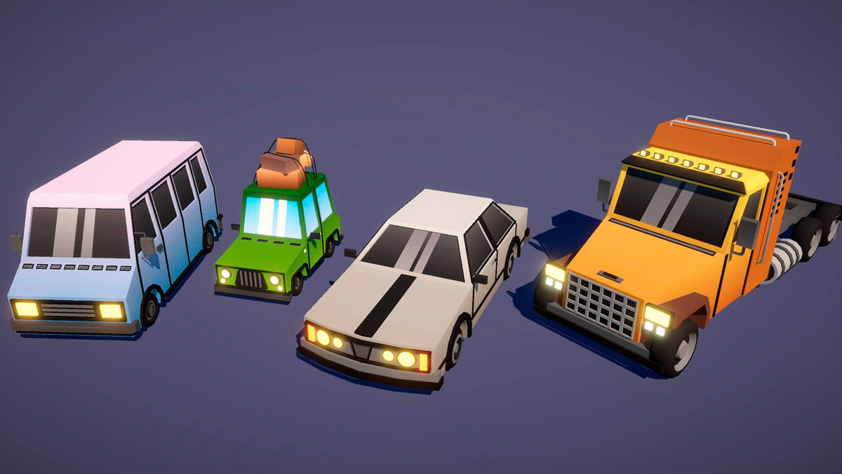 Low Poly Vehicle Collection 3