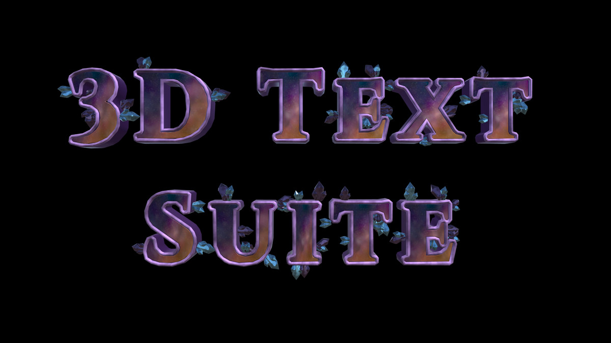 3D Text Suite - 3D Text Animator & Font Creator
