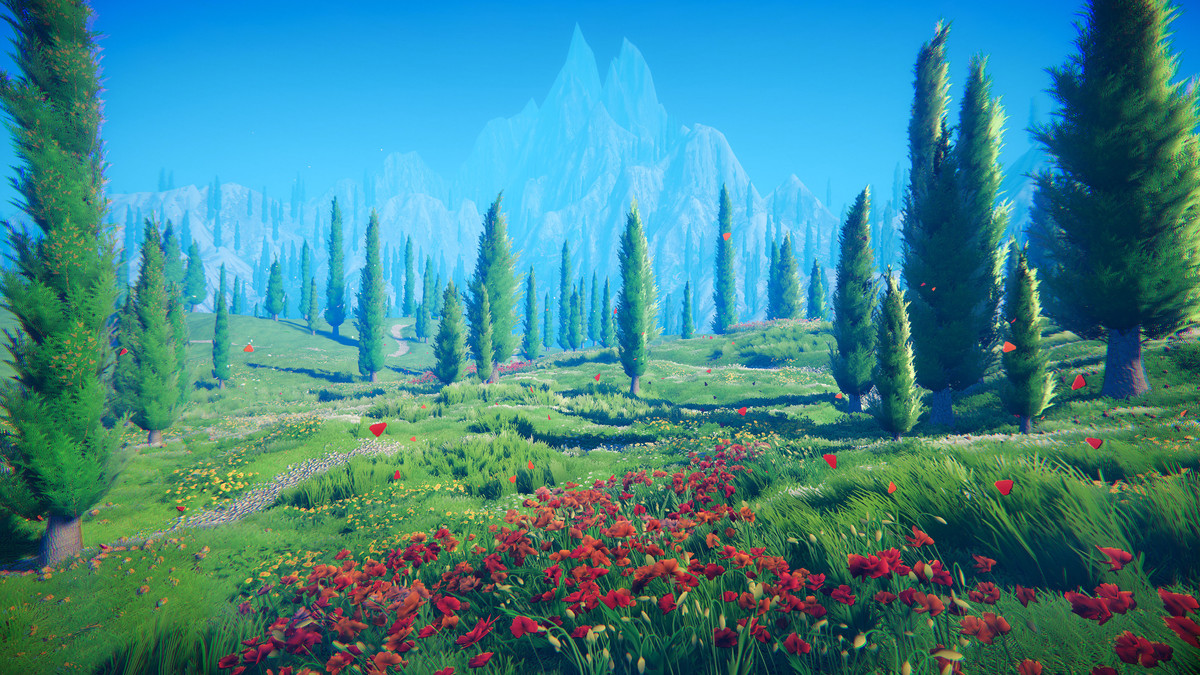 Stylized Cypress Valley