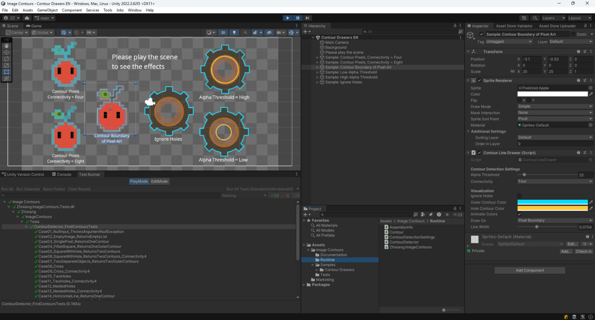 Image Contours in Pure C#