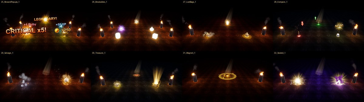 RPG Loot Feedback FX — 260+ Loot, Chest & Reward Effects