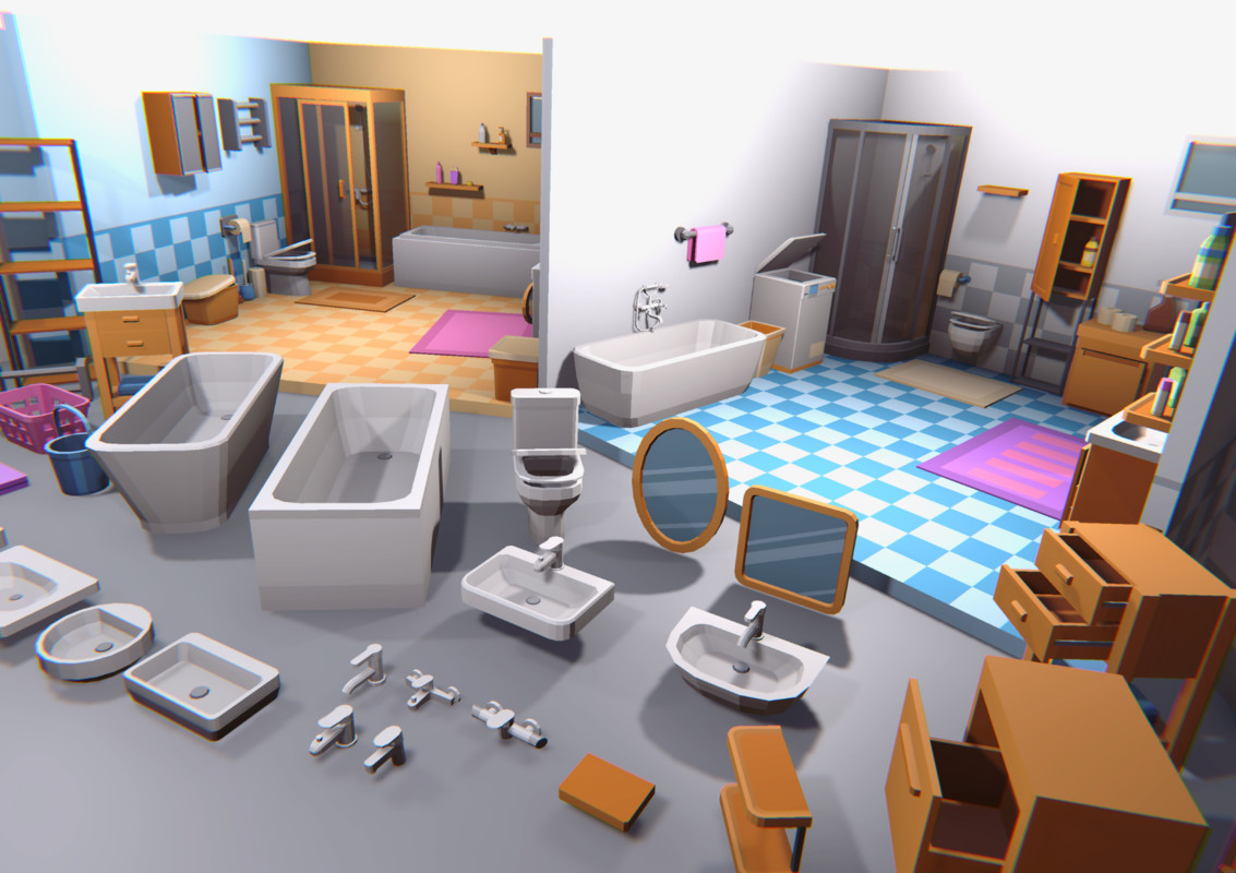 Cozy Bathroom Interiors