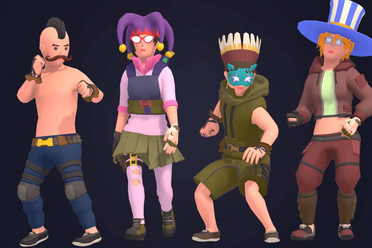 Customizable 3D Funny Characters Bundle