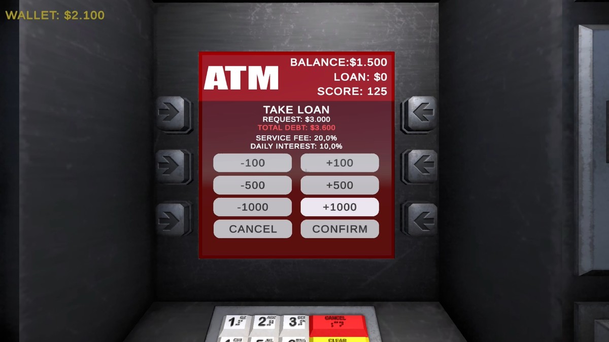 Advanced Low-Poly ATM System