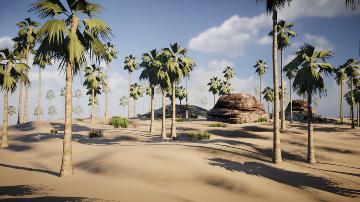 Mobile Palm Tree Bundle (for URP)