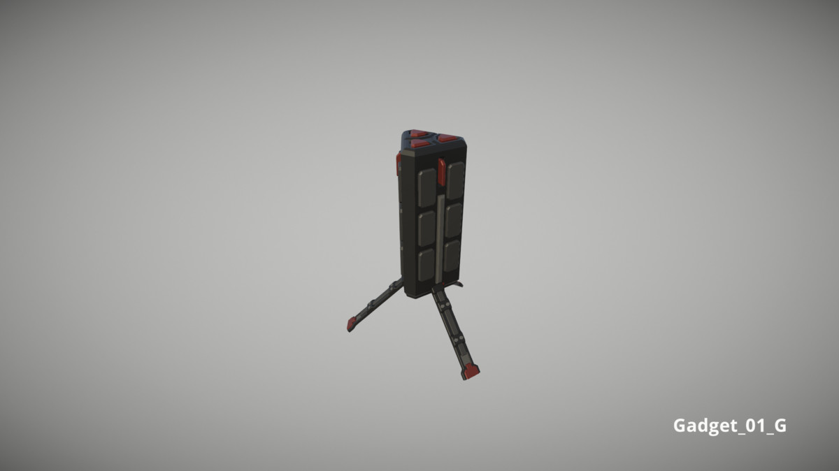 Cyberpunk Armory - Low Poly