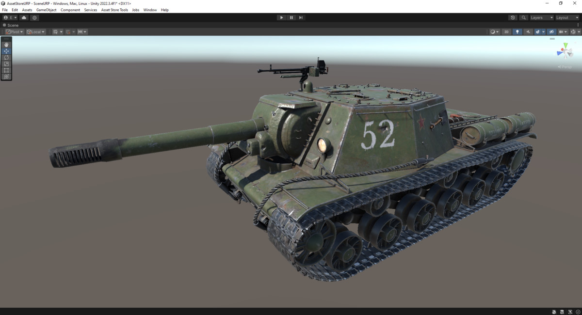 Howitzer Rigged SU-152