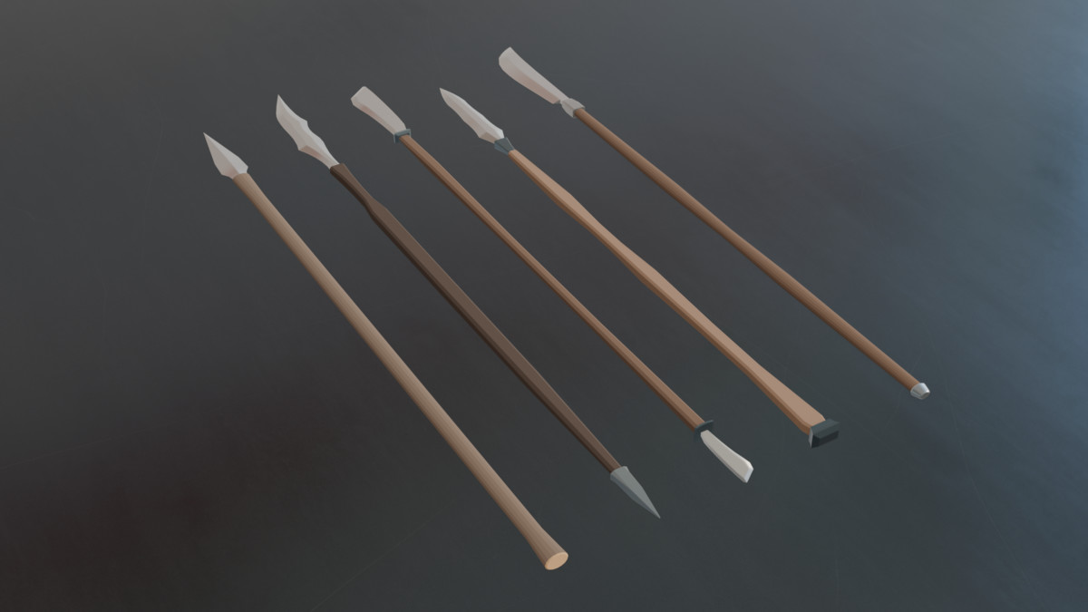 RPG Melee Weapon Pack, Low Poly, Game-Ready