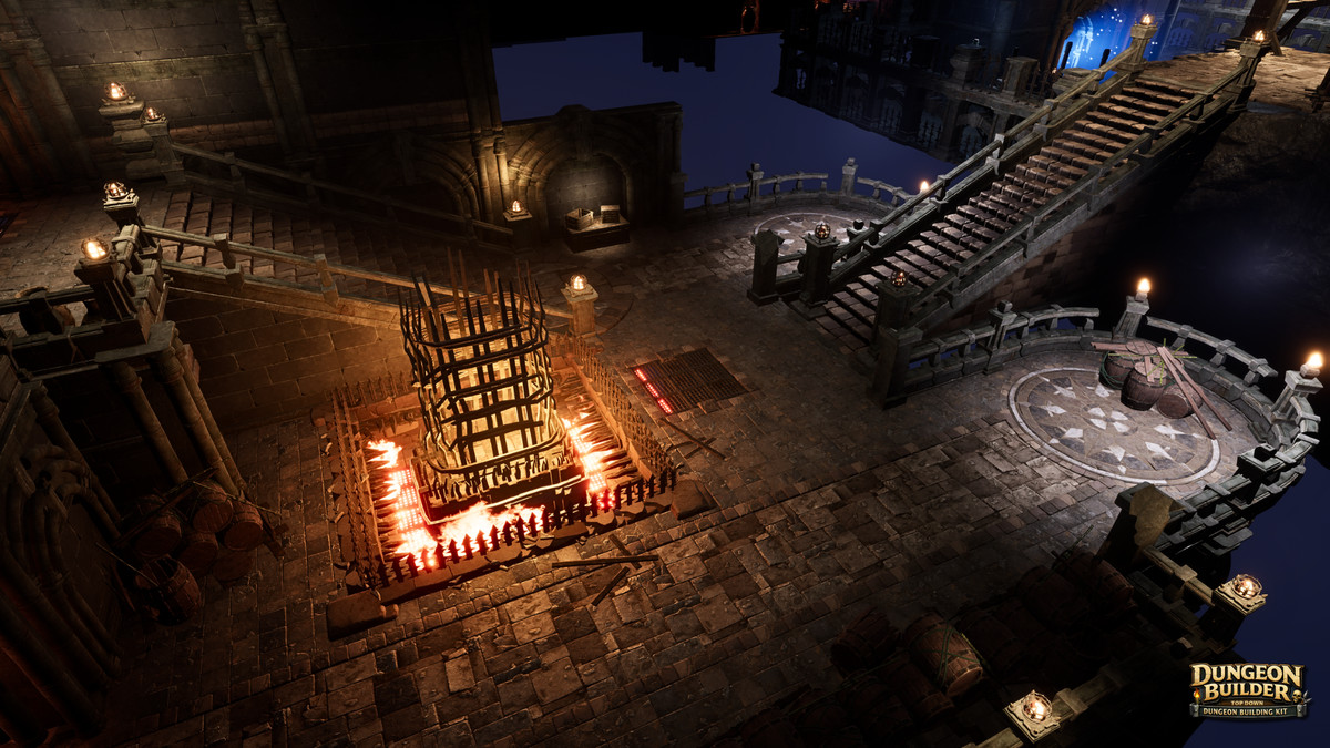 Dungeon Builder: Modular Top Down RPG Environment Kit (Dungeon, Modular Dungeon)
